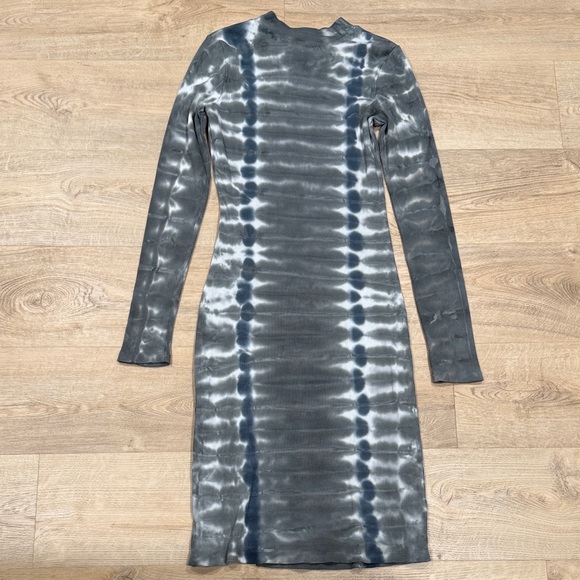 Young Fabulous & Broke Dax Ribbed Tie Dye Bodycon Midi Dress - Picture 10 of 10